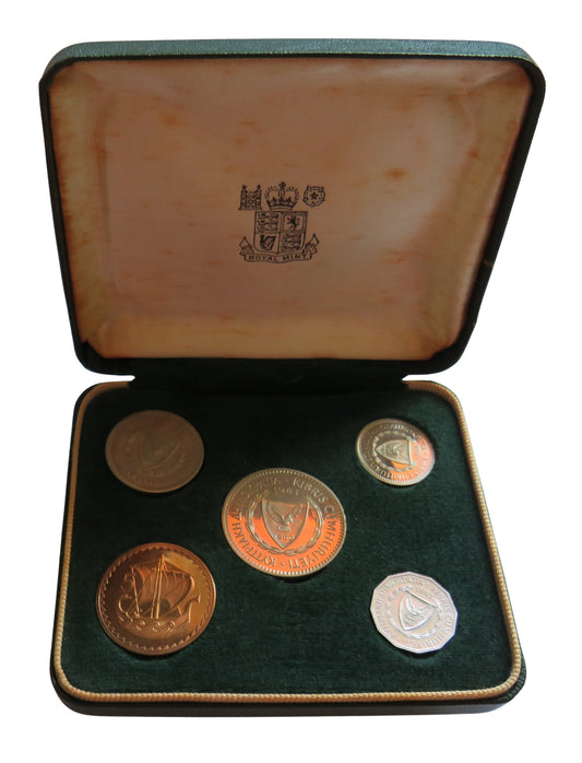 1963 Cyprus Cased Coin Set