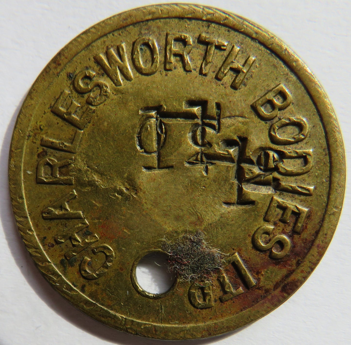 Charlesworth Bodies Ltd Check Brass Token