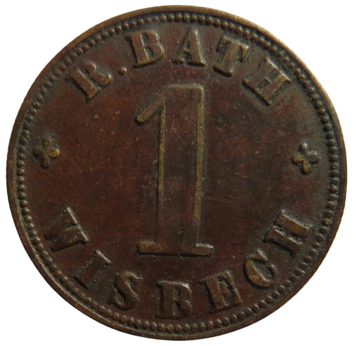 R. Bath Wisbech 1d One Penny Token