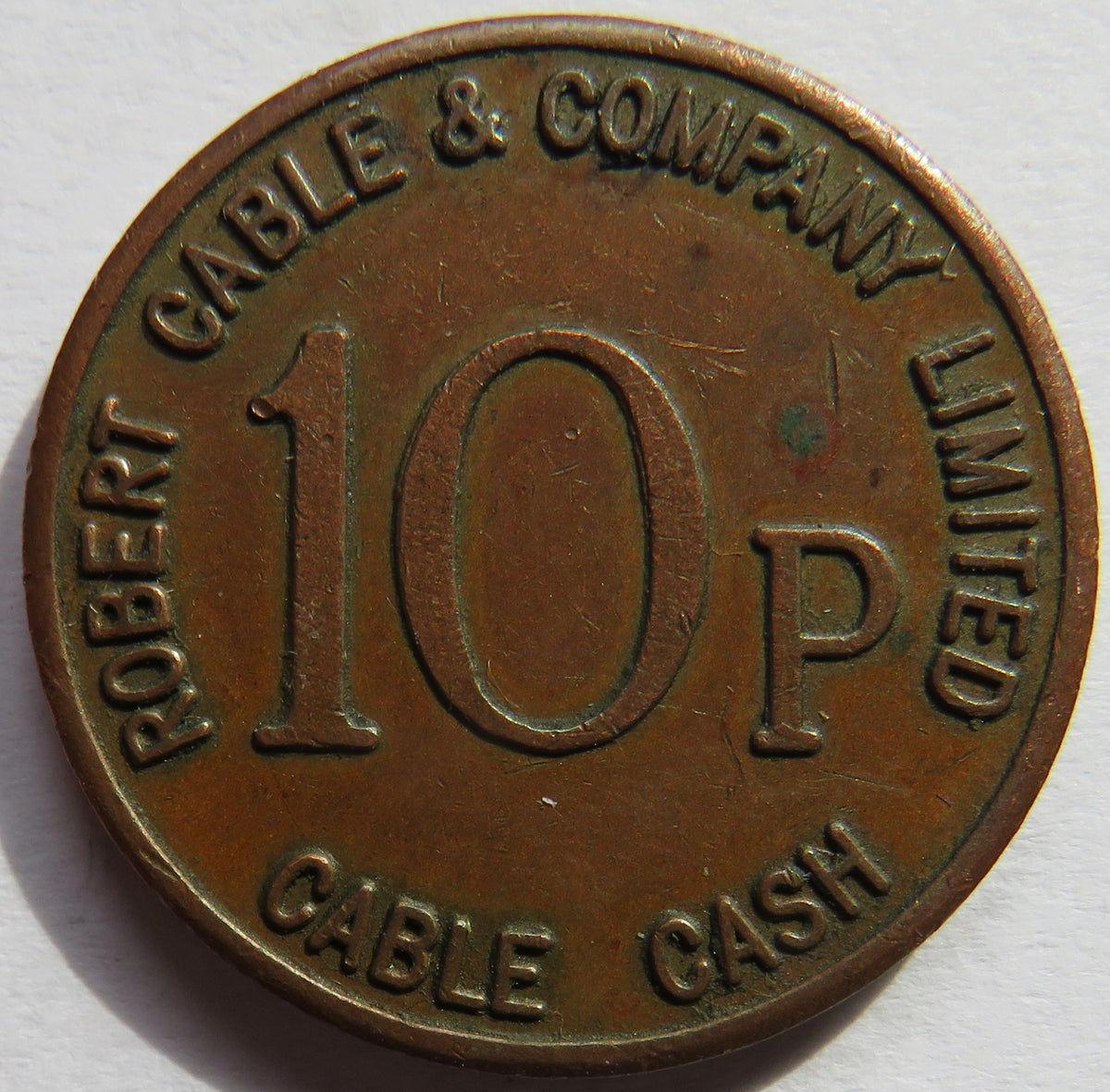 Robert Gable & Company Ltd 10p Gable Cash Vintage Token