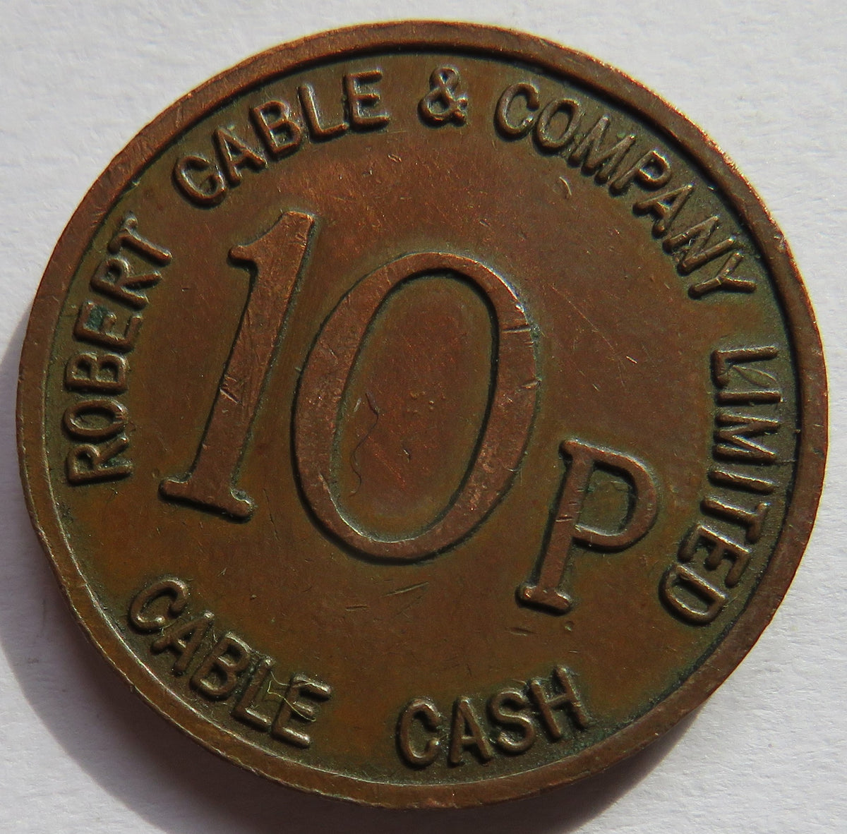 Robert Gable & Company Ltd 10p Gable Cash Vintage Token