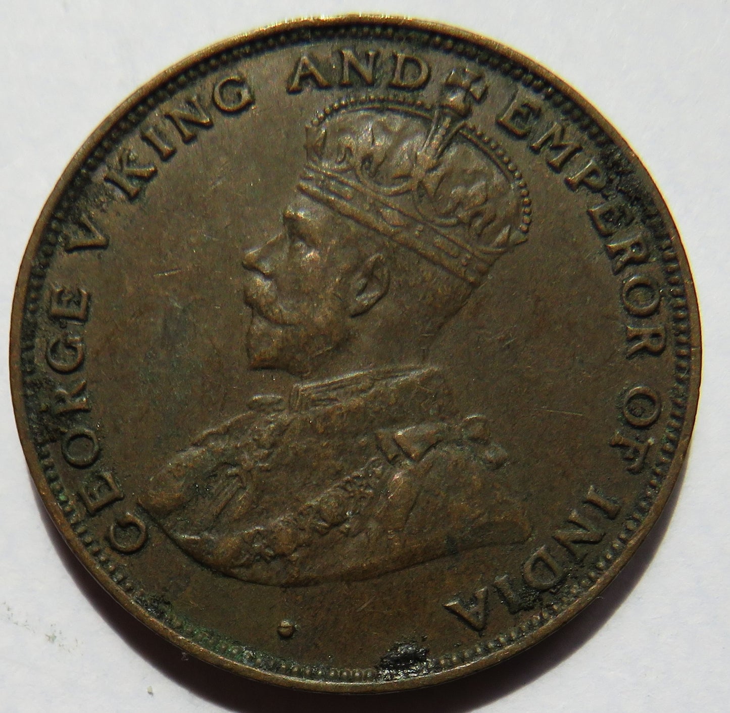 1926 King George V Hong Kong One Cent Coin