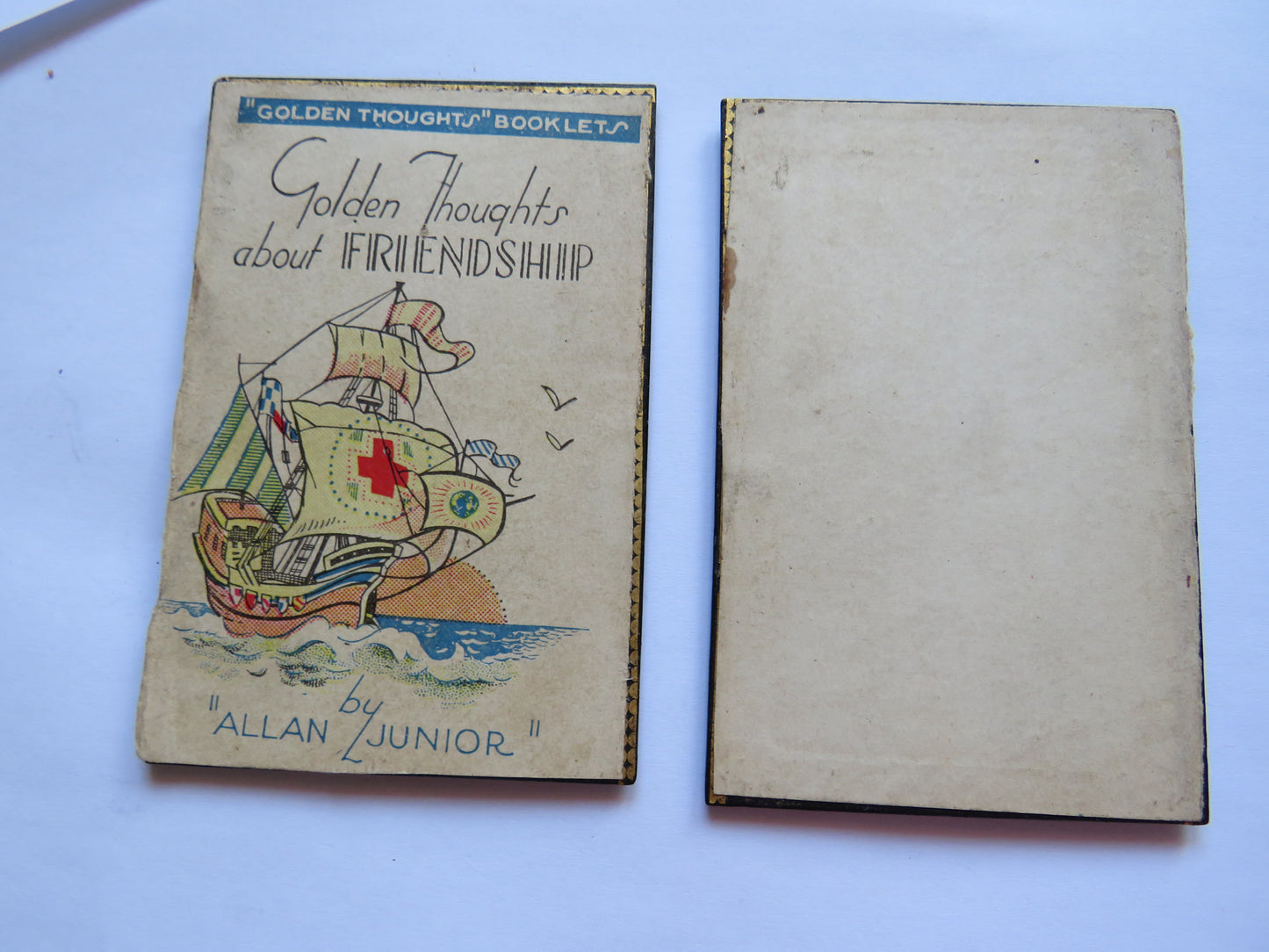 Antique Mauchline Tartan Ware Book Boards Drummond Tartan