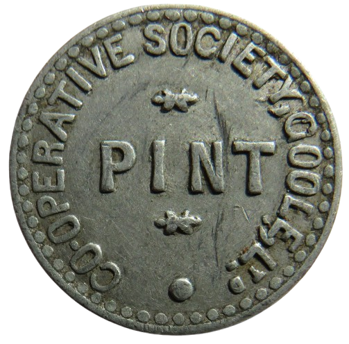 Cooperative Society Goole ltd Pint Token