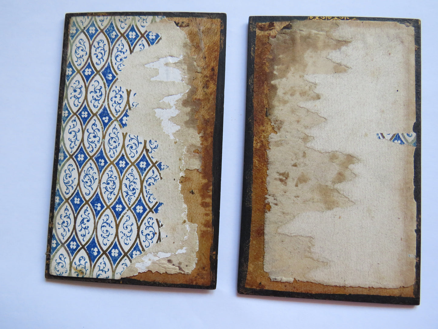 Antique Mauchline Tartan Ware Book Boards "Songs of Burns" McFarlane