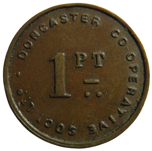 Doncaster Cooperative Society 1 Pint Token