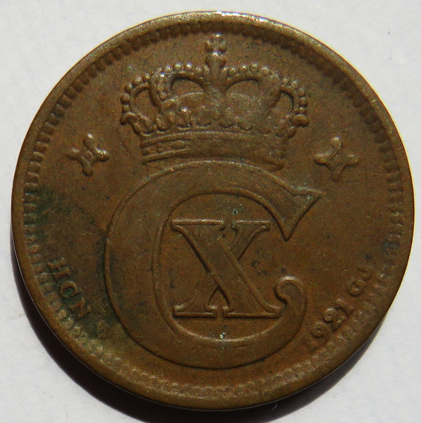 1921 Denmark 5 Ore Coin