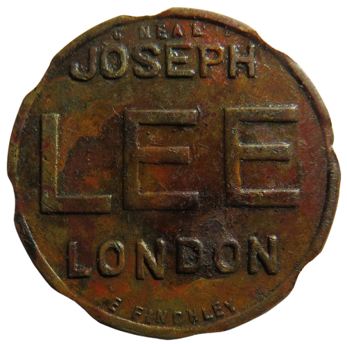 Joseph Lee London 10 Shilling Vintage Token
