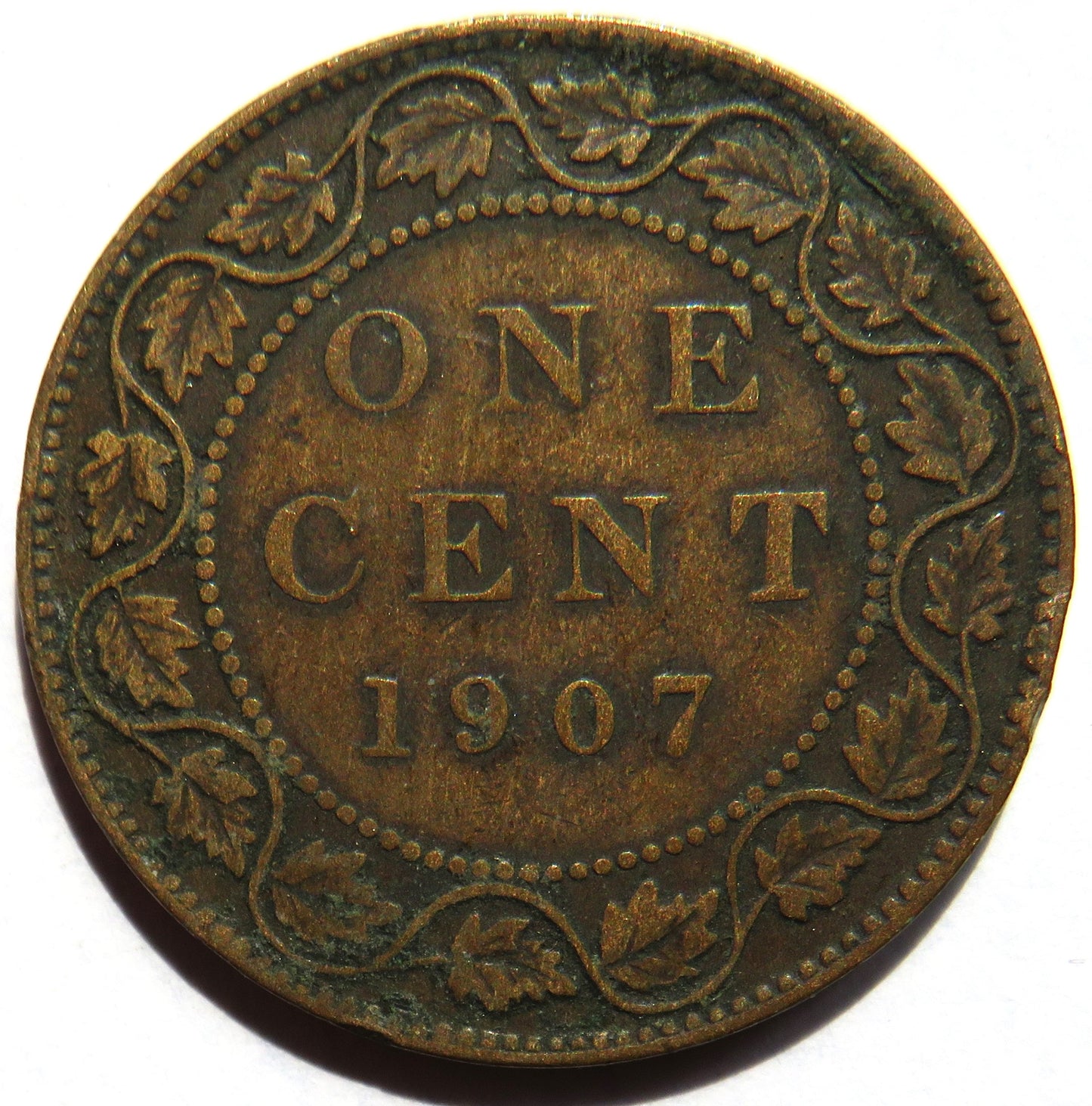 1907 King Edward VII Canada One Cent Coin