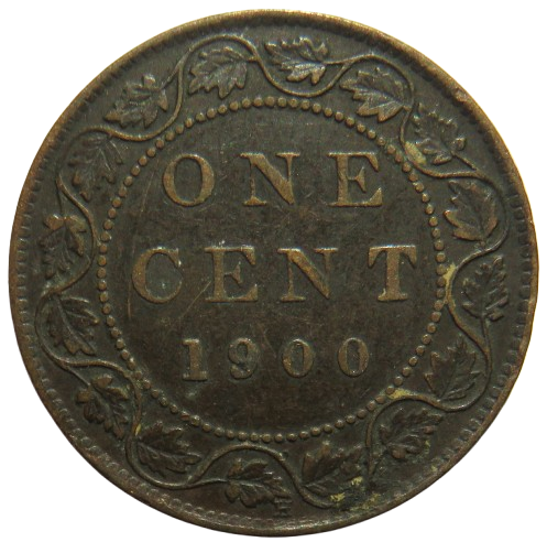 1900 Queen Victoria Canada One Cent Coin