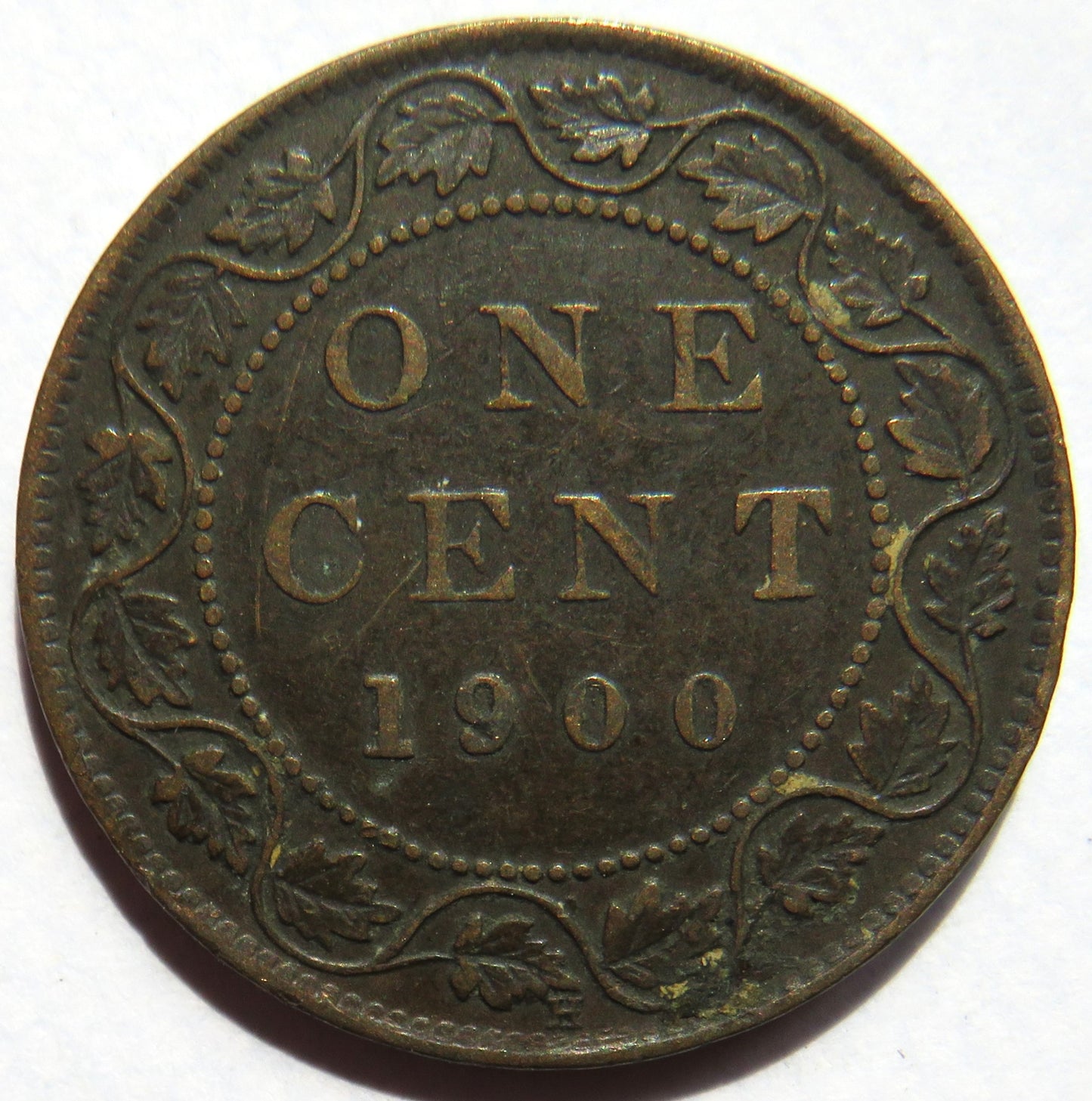 1900 Queen Victoria Canada One Cent Coin