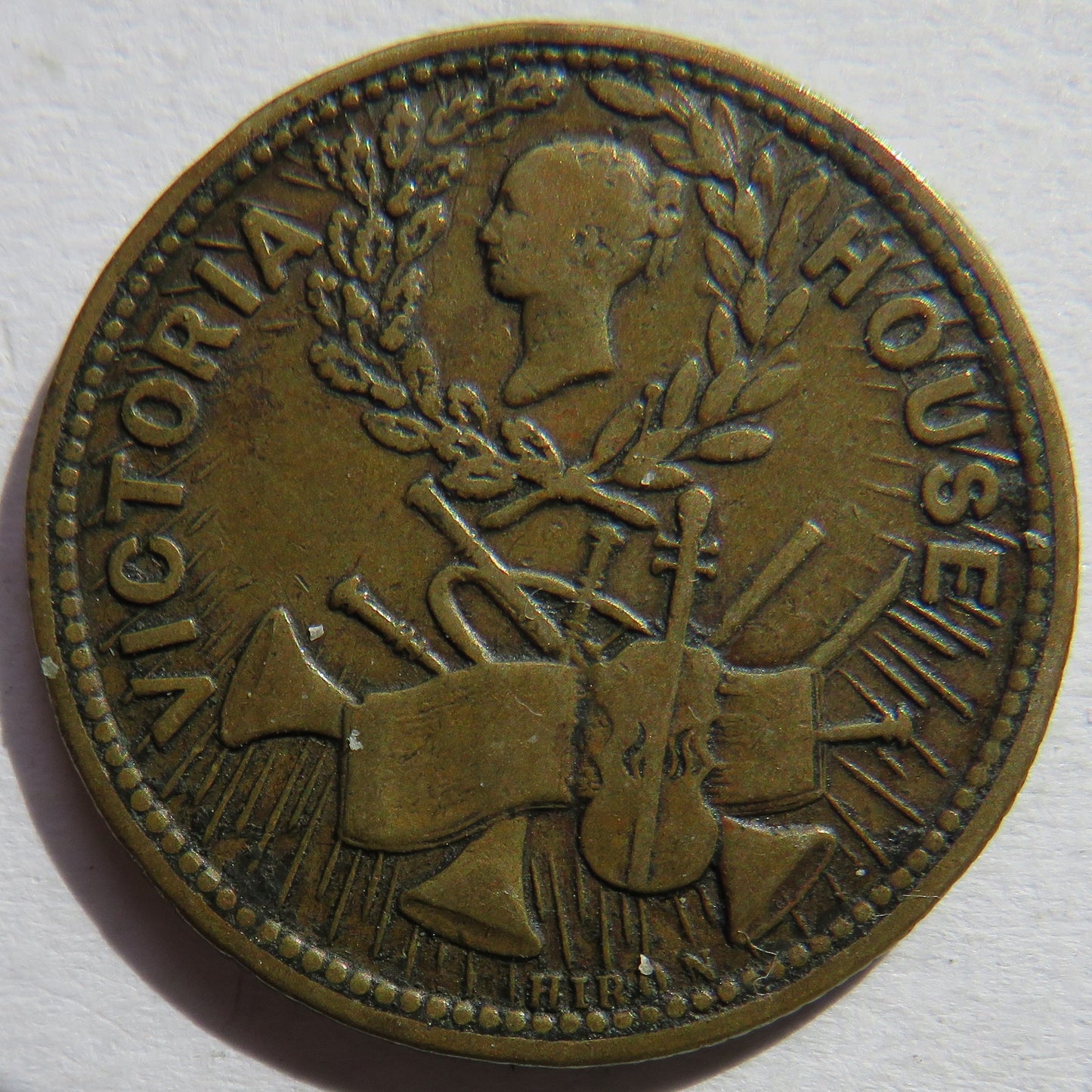 Victoria Musical Gallery Manchester Theatre Token Benjamin Lang