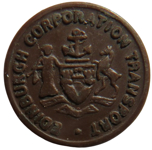 Edinburgh Corporation Transport 2 & 1/2d Token