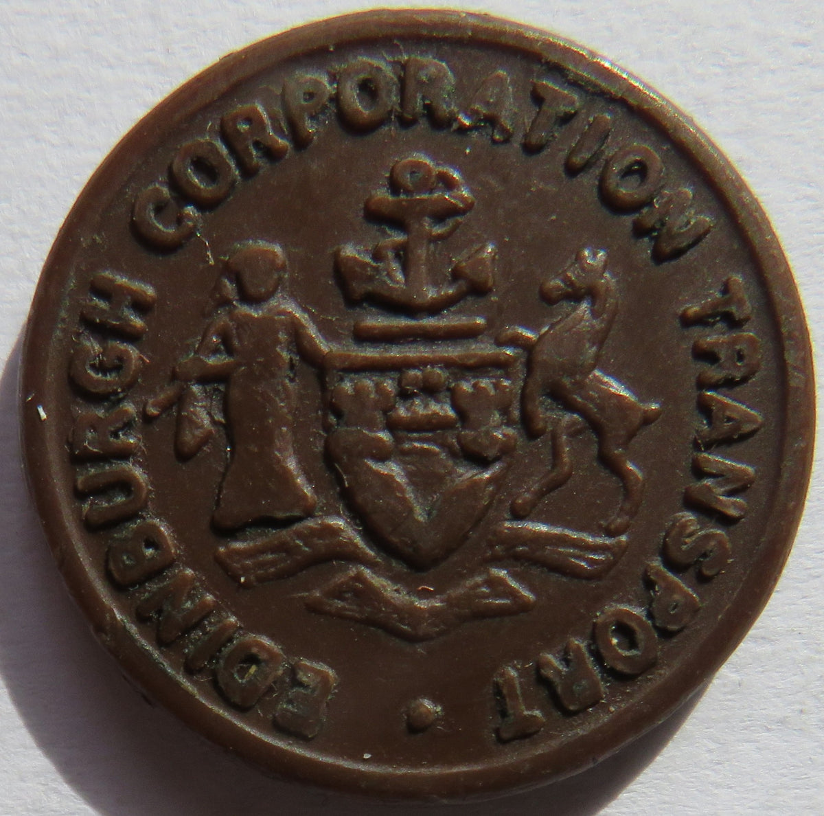 Edinburgh Corporation Transport 2 & 1/2d Token