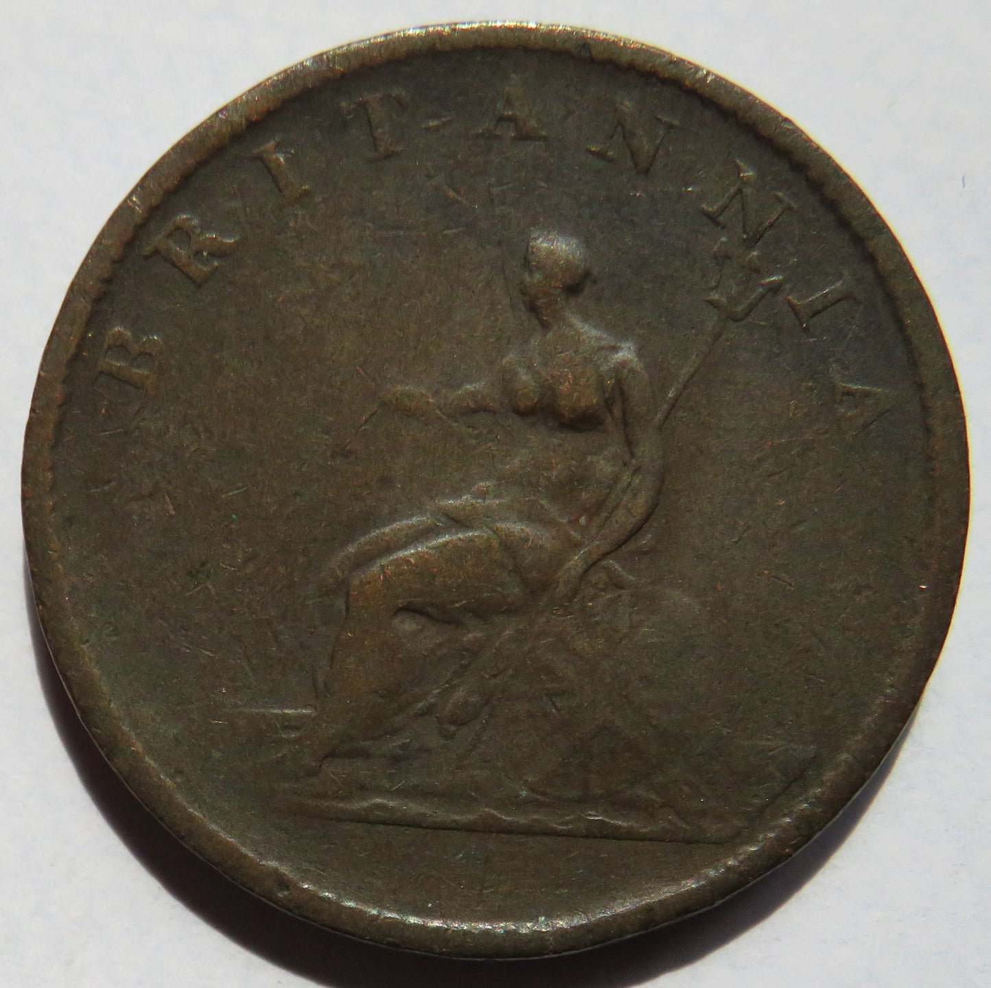 1806 King George III Halfpenny Coin - Great Britain