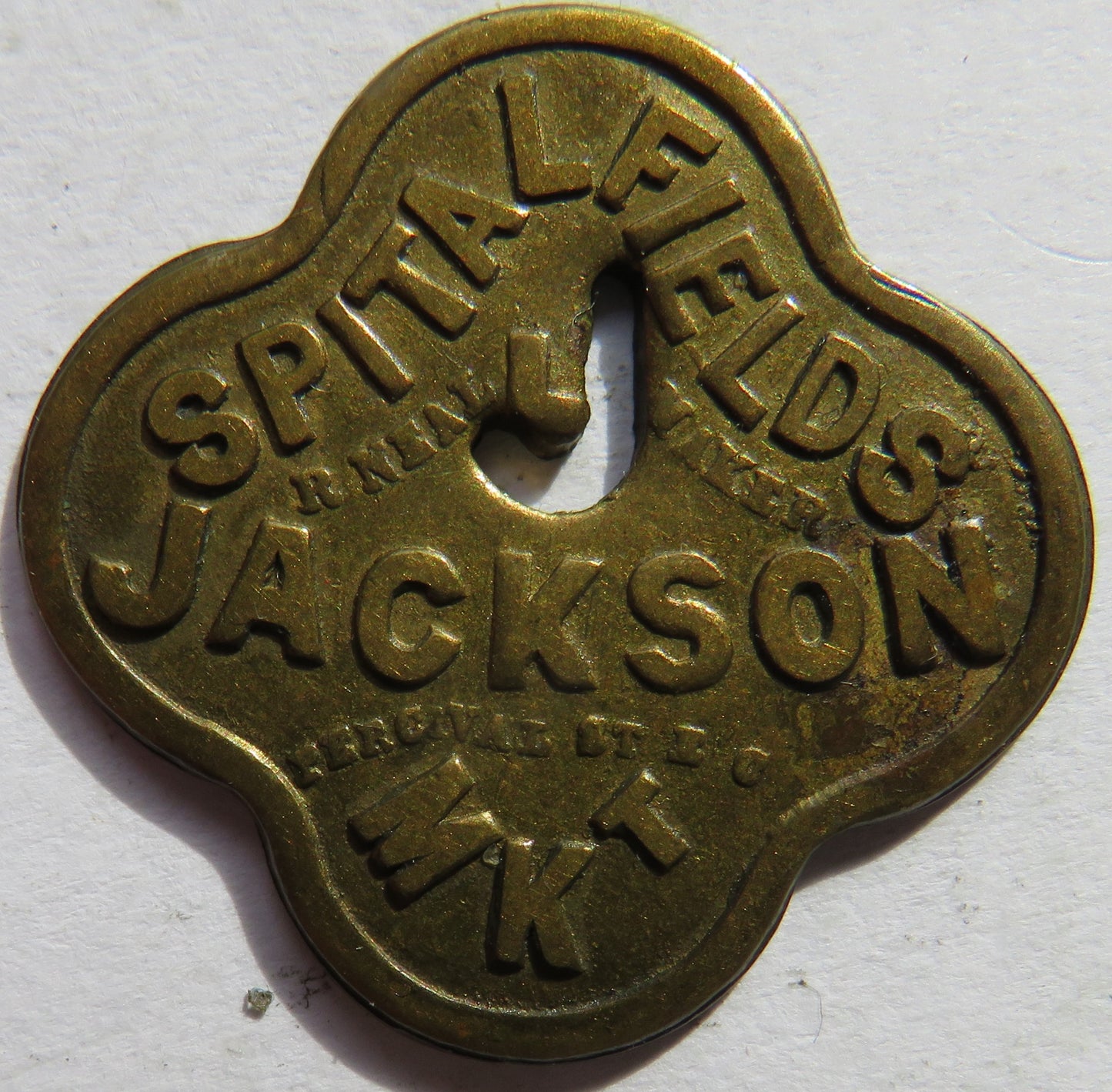 Jackson Spitalfields Market One Shilling Token