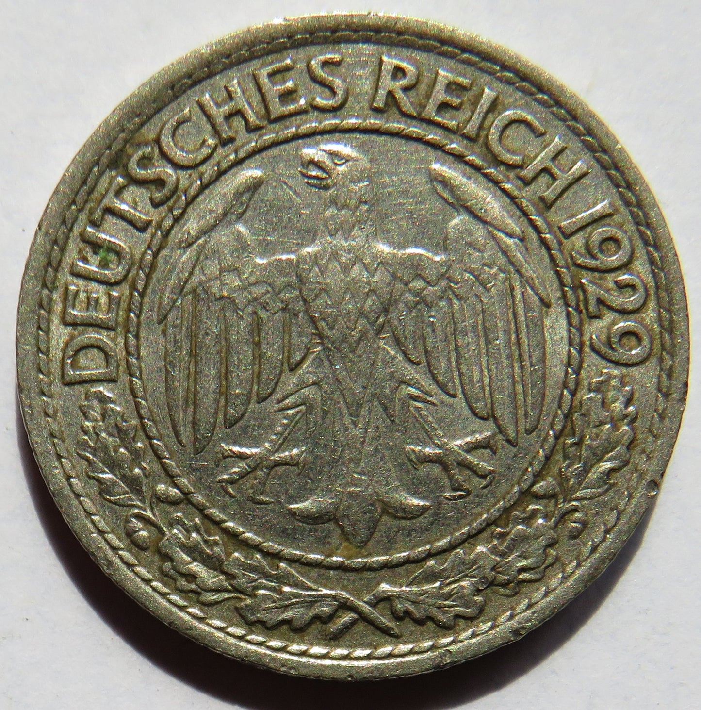 1929-A Germany - Weimar Republic 50 Reichspfennig Coin