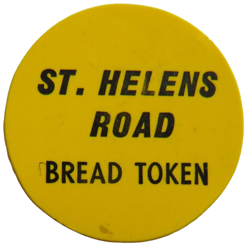 St. Helens Road Vintage Bread Token