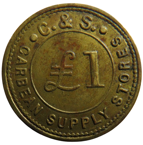 Carbean Supply Stores £1 Vintage Token
