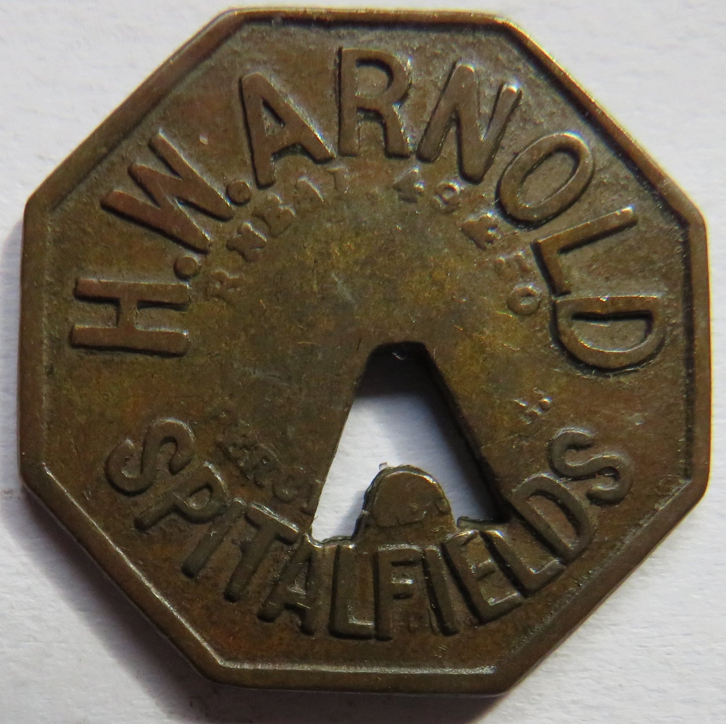 H. Arnold Spitalfields 4 Shilling Token