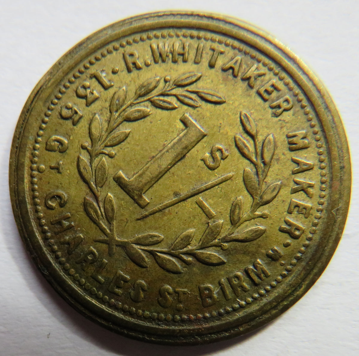 George Holder Smithfield Market Birmingham 1 Shilling Token