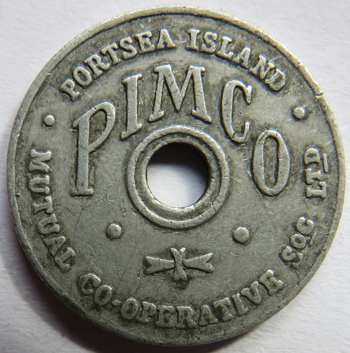 PIMCO 1 Pint Milk Vintage Token Portsea Island Mutual Co-operative Society