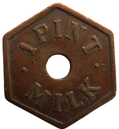Clyde Higgs 1 Pint Milk Vintage Token