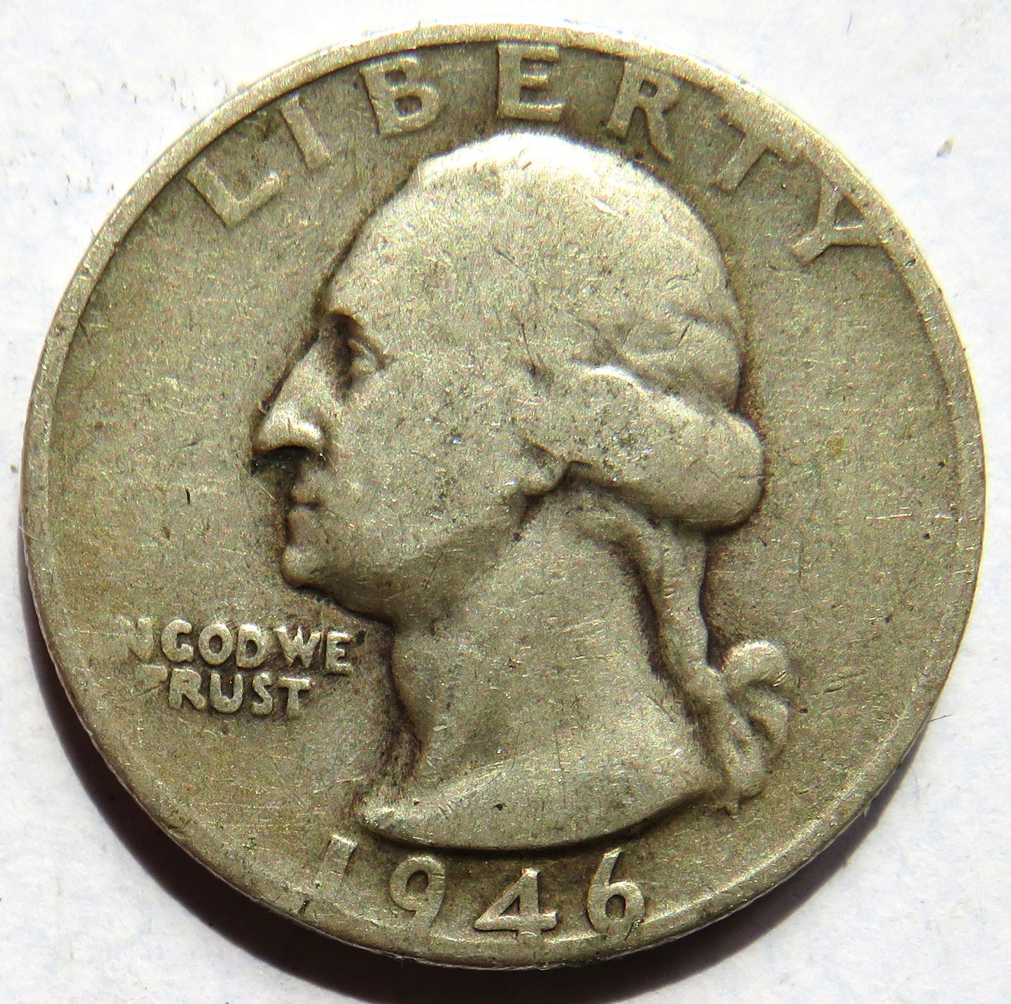 1946 USA Washington Silver $1/4 Quarter Coin