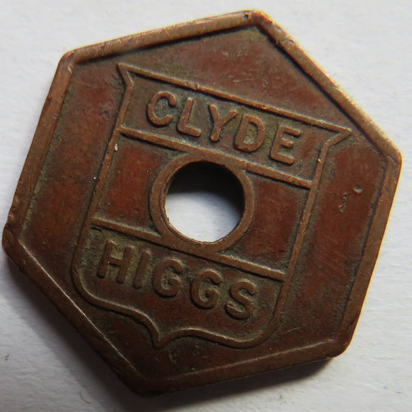 Clyde Higgs 1 Pint Milk Vintage Token