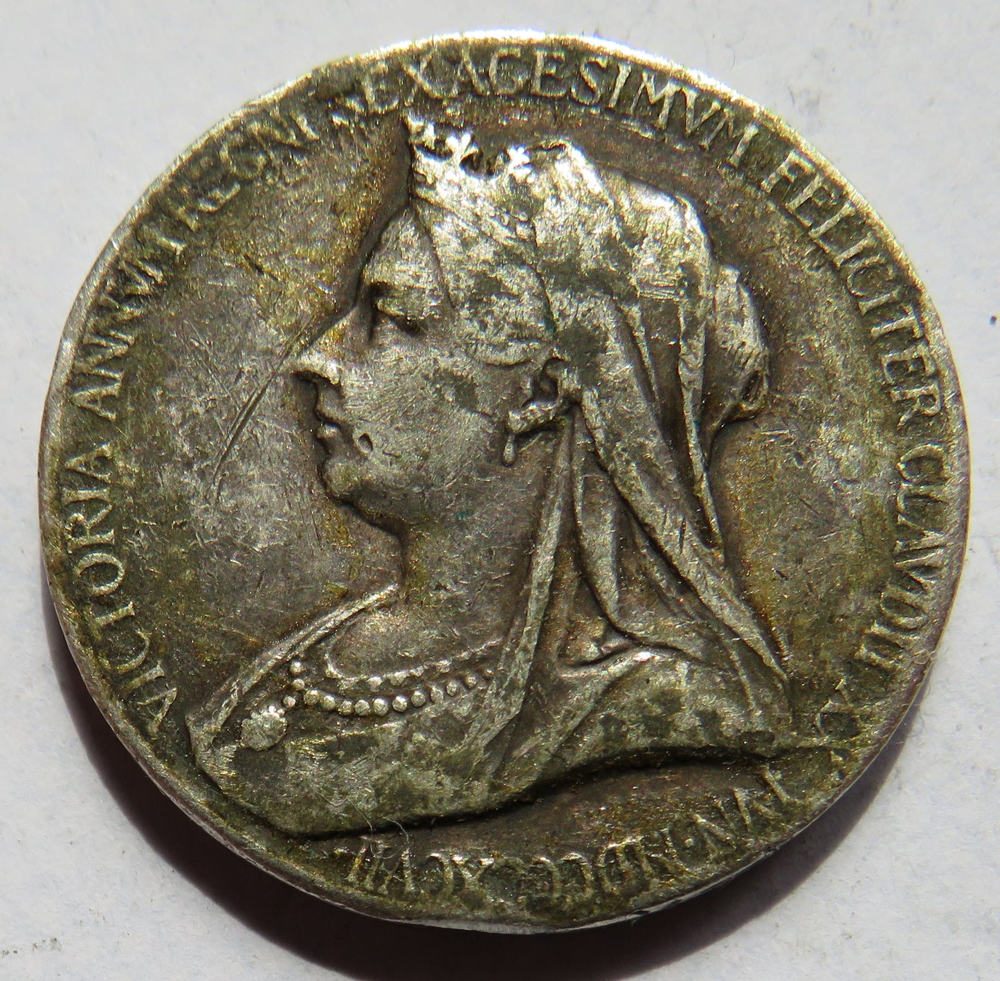 1837-1897 Queen Victoria Diamond Jubilee Silver Medal