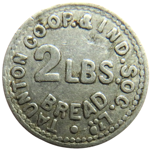 Taunton Co-Op Society Token 2 Lbs Bread