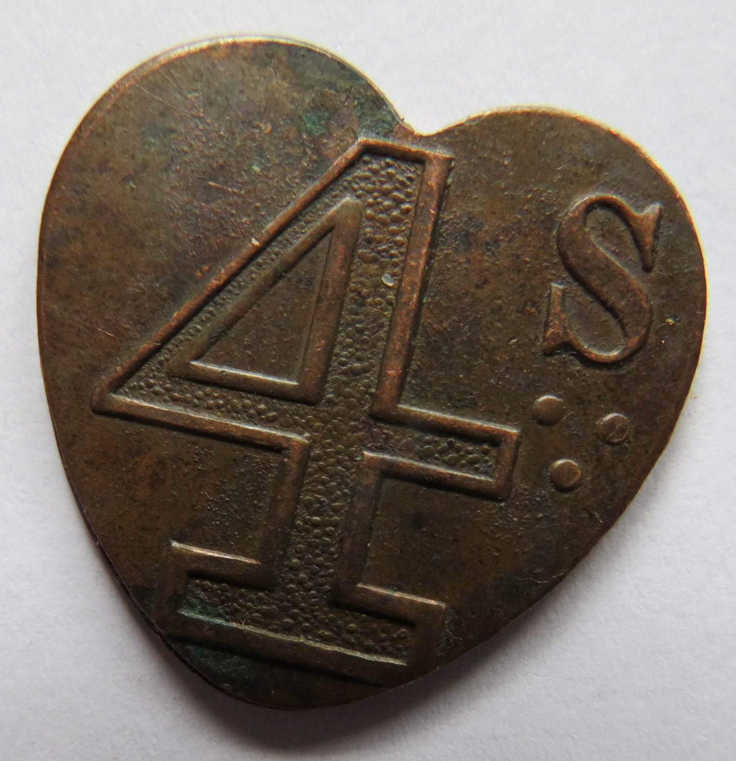 W & A Chapman Boro Market 4 Shilling Token