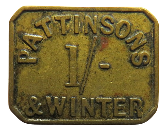 Pattinsons & Winter 1/- Vintage Token