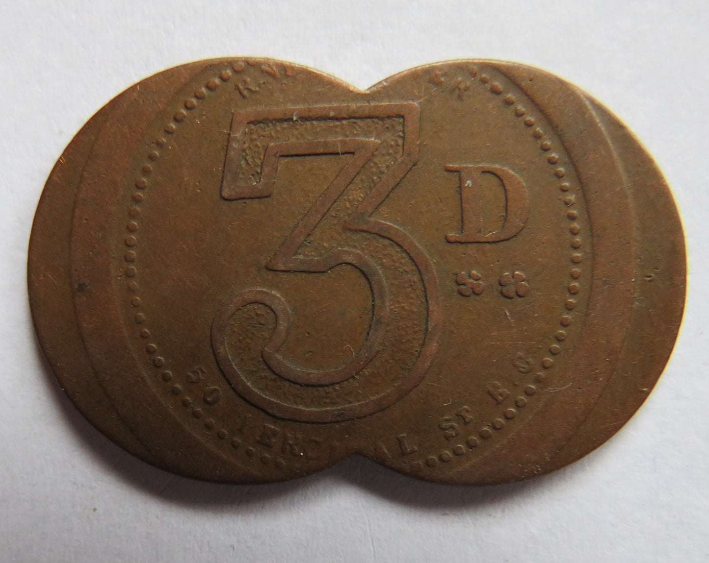Kemsley & Kemsley 1924 Great Wakering 3d Token