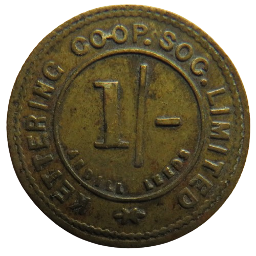 Kettering Co-Operative Society Limited 1/- Token