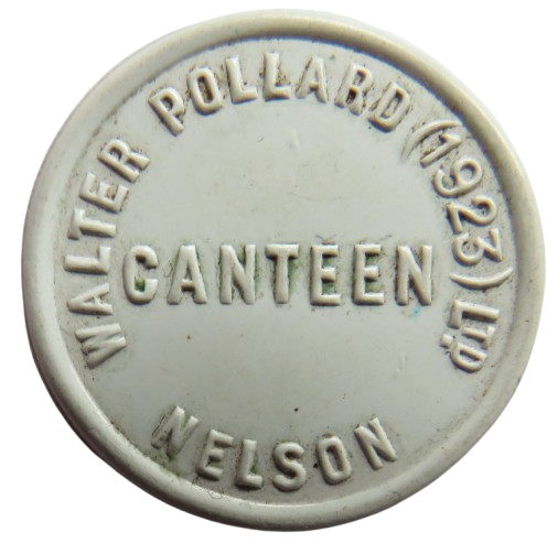 Walter Pollard (1923) Ltd Nelson Vintage Canteen Token