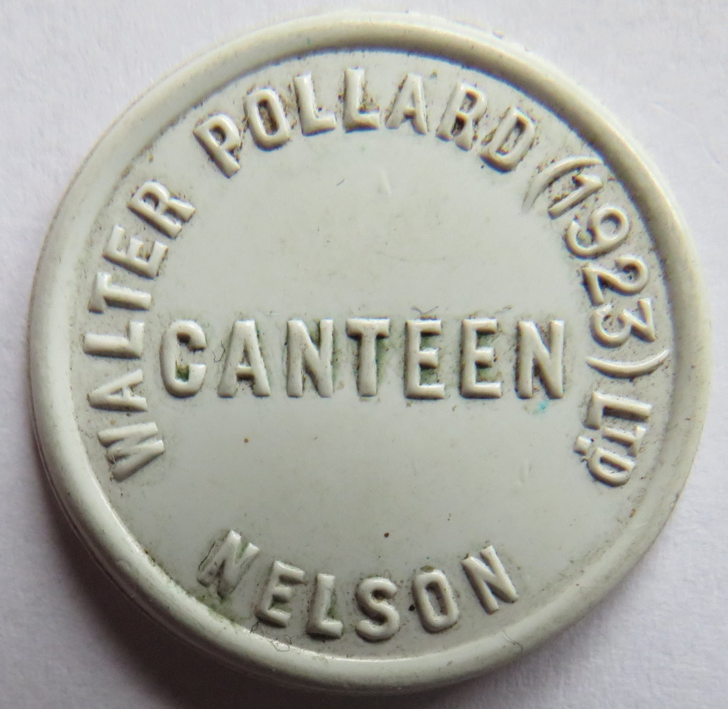 Walter Pollard (1923) Ltd Nelson Vintage Canteen Token