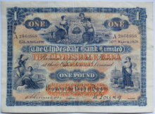 Load image into Gallery viewer, 1926 The Clydesdale Bank Limited £1 One Pound Banknote
