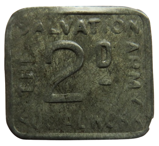 The Salvation Army Social Work Vintage 2d Token