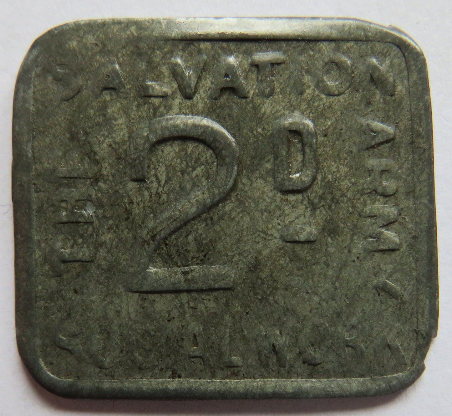 The Salvation Army Social Work Vintage 2d Token