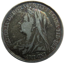 Load image into Gallery viewer, 1897 LXI Queen Victoria Silver Crown Coin - Great Britain
