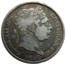 Load image into Gallery viewer, 1820 King George III Silver Shilling Coin - Great Britain
