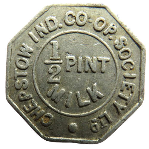 Chepstow Industrial Co-operative Society Ltd 1/2 Pint Milk Token