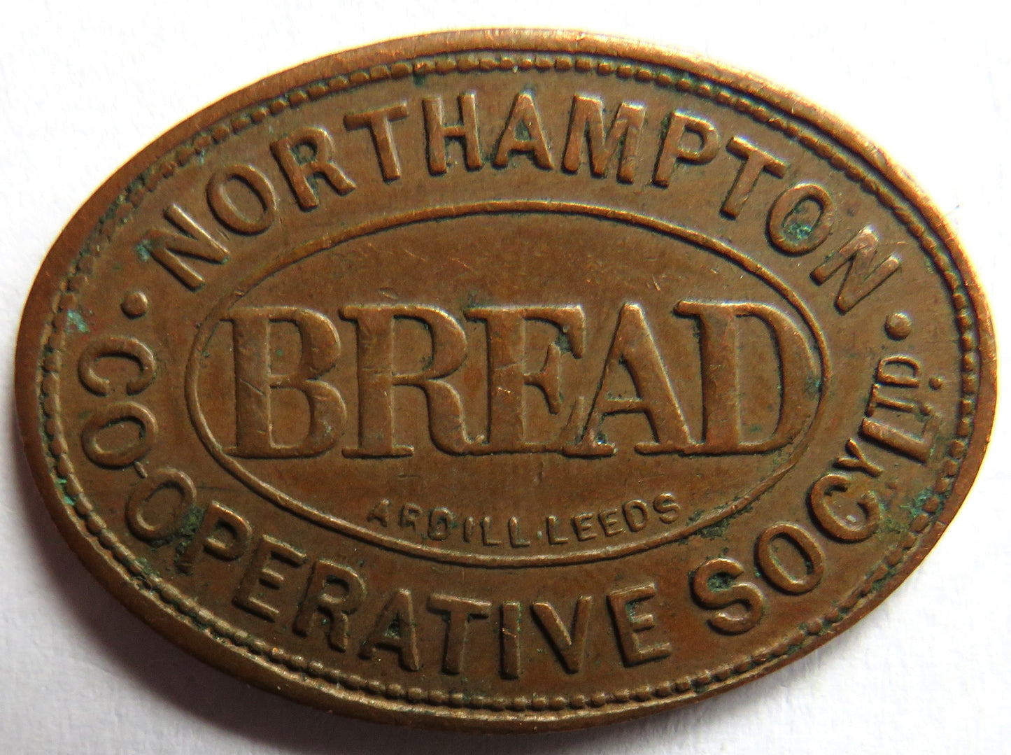 Northampton Co-Operative Society Bread Token