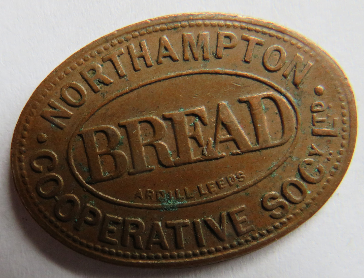 Northampton Co-Operative Society Bread Token
