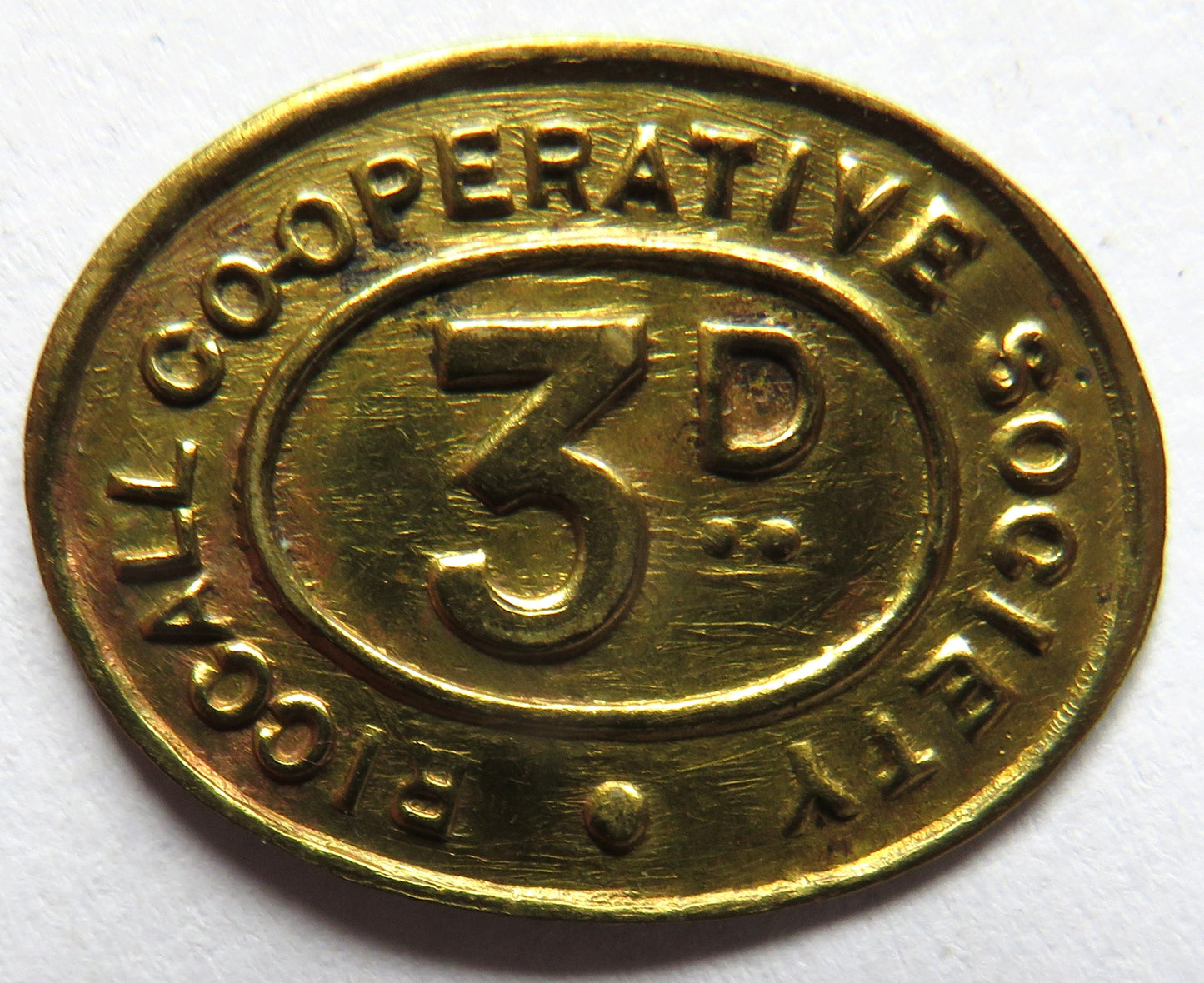 Riccall Co-Operative Society 3d Token