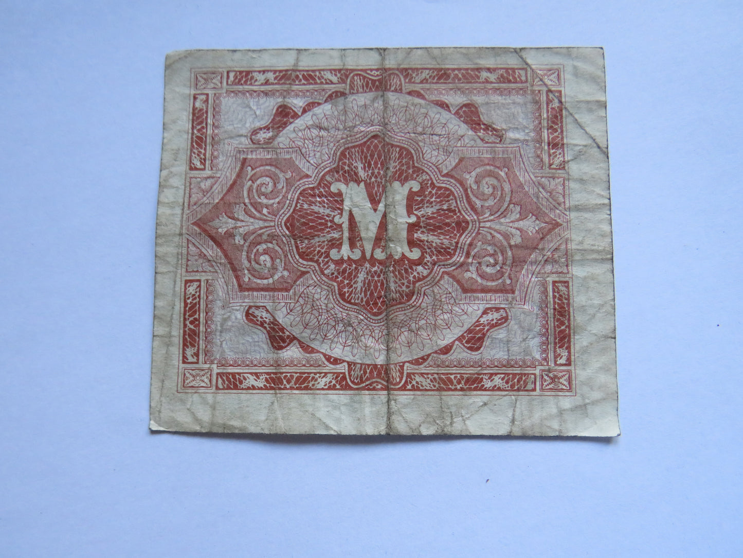 1944 Germany One Mark Banknote Allied Issue WWII