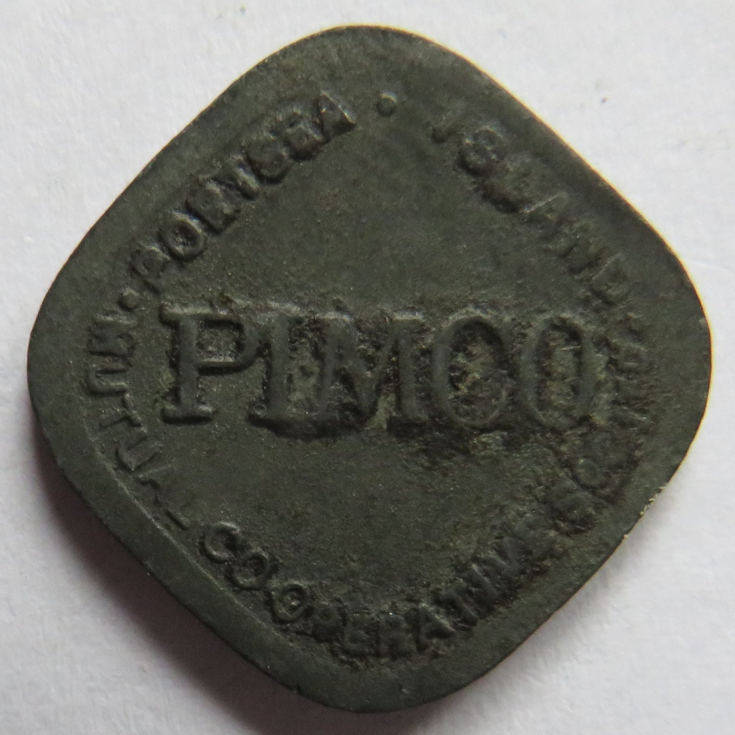 PIMCO 1 Pint Bread Vintage Token Portsea Island Mutual Co-operative Society
