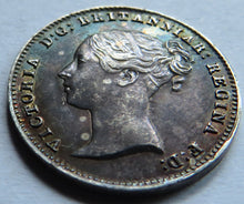 Load image into Gallery viewer, 1843 Queen Victoria Silver Maundy Threepence Coin In High Grade
