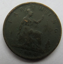 Load image into Gallery viewer, 1884 Queen Victoria Bun Head Farthing Coin - Great Britain
